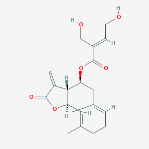 [(3aR,4S,6E,10E,11aR)-6,10-dimethyl-3-methylidene-2-oxo-3a,4,5,8,9,11a-hexahydrocyclodeca[b]furan-4-yl] (E)-4-hydroxy-2-(hydroxymethyl)but-2-enoate