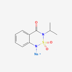 molecular formula C10H11N2NaO3S B1253995 Bentazone-sodium CAS No. 50723-80-3