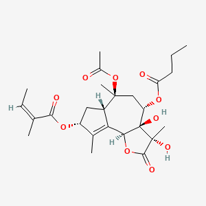 molecular formula C26H36O10 B1253999 Nortrilobolide CAS No. 136051-63-3