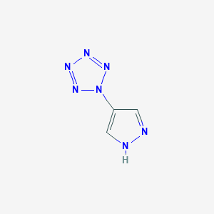 (1H-Pyrazol-4-yl)-1H-pentazole