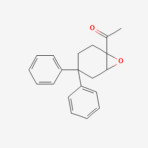 1-(4,4-Diphenyl-7-oxabicyclo[4.1.0]heptan-1-yl)ethanone