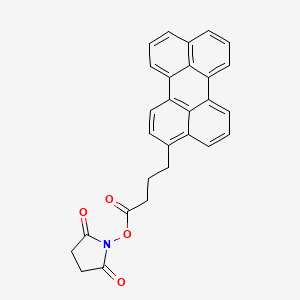 1-{[4-(Perylen-3-yl)butanoyl]oxy}pyrrolidine-2,5-dione