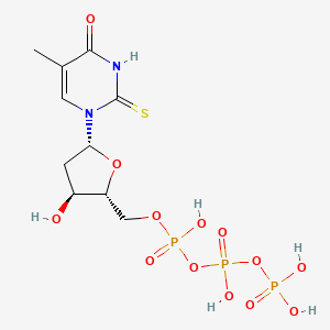 molecular formula C10H17N2O13P3S B1254006 2-Thiothymidine triphosphate 
