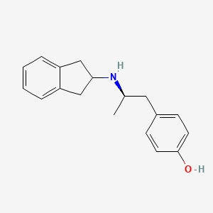 4-{(2R)-2-[(2,3-Dihydro-1H-inden-2-yl)amino]propyl}phenol