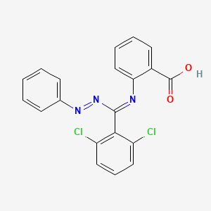 2-[(Z)-{(2,6-Dichlorophenyl)[(E)-phenyldiazenyl]methylidene}amino]benzoic acid