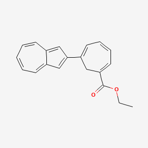 Ethyl 6-(azulen-2-yl)cyclohepta-1,3,5-triene-1-carboxylate