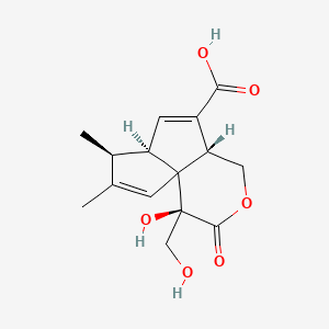 molecular formula C15H18O6 B1254011 Pentalenolactone O 
