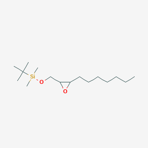 Tert-butyl[(3-heptyloxiran-2-YL)methoxy]dimethylsilane