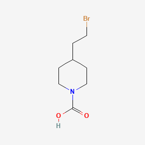 4-(2-Bromoethyl)piperidine-1-carboxylic acid