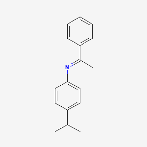 (1E)-1-Phenyl-N-[4-(propan-2-yl)phenyl]ethan-1-imine