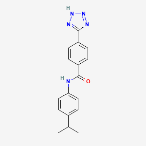 N-[4-(Propan-2-yl)phenyl]-4-(2H-tetrazol-5-yl)benzamide