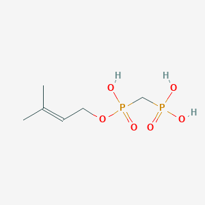 ({Hydroxy[(3-methylbut-2-en-1-yl)oxy]phosphoryl}methyl)phosphonic acid