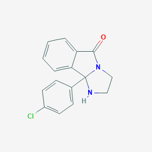 B125402 9b-(4-chlorophenyl)-1,2,3,9b-tetrahydro-5H-imidazo[2,1-a]isoindol-5-one CAS No. 6038-49-9