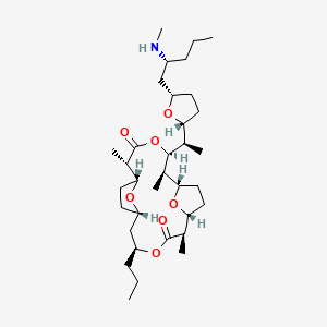 molecular formula C34H59NO7 B1254027 去N-甲基帕马霉素-593A 