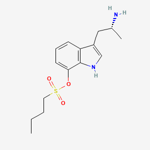 3-[(2R)-2-Aminopropyl]-1H-indol-7-YL butane-1-sulfonate