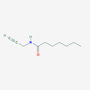 N-(Prop-2-YN-1-YL)heptanamide