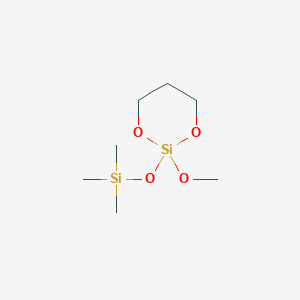 2-Methoxy-2-[(trimethylsilyl)oxy]-1,3,2-dioxasilinane