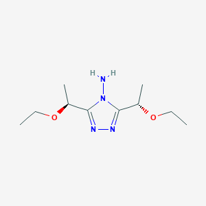 3,5-Bis[(1S)-1-ethoxyethyl]-4H-1,2,4-triazol-4-amine