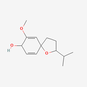 7-Methoxy-2-(propan-2-yl)-1-oxaspiro[4.5]deca-6,9-dien-8-ol