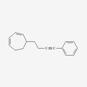 5-(4-Phenylbut-3-yn-1-yl)cyclohepta-1,3-diene