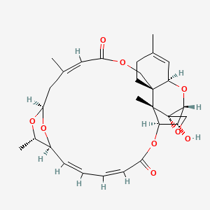 molecular formula C29H36O9 B1254070 Roridin M 