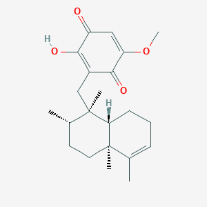 molecular formula C22H30O4 B1254071 Isospongiaquinone 