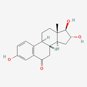 molecular formula C18H22O4 B1254072 6-酮雌三醇 CAS No. 7323-86-6
