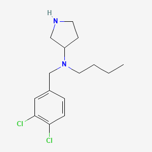 N-Butyl-N-[(3,4-dichlorophenyl)methyl]pyrrolidin-3-amine