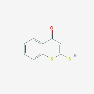 molecular formula C9H6OS2 B1254080 4-Hydroxy-2H-1-benzothiopyran-2-thione 