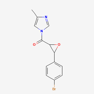 [3-(4-Bromophenyl)oxiran-2-yl](4-methyl-1H-imidazol-1-yl)methanone