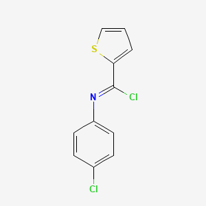 N-(4-Chlorophenyl)thiophene-2-carboximidoyl chloride