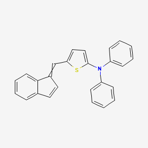 5-[(1H-Inden-1-ylidene)methyl]-N,N-diphenylthiophen-2-amine