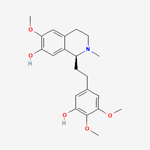 molecular formula C21H27NO5 B1254094 (S)-autumnaline CAS No. 23068-65-7