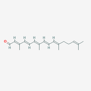 molecular formula C20H28O B1254095 全反-1,6-二氢-1,2-二脱氢视黄醛 