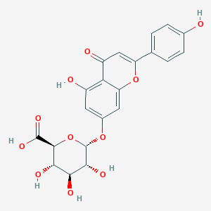 molecular formula C21H18O11 B1254104 芹菜素-7-O-葡萄糖苷 