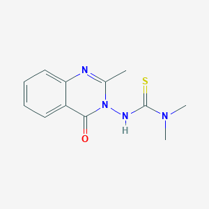 1,1-Dimethyl-3-(2-methyl-4-oxoquinazolin-3-yl)thiourea