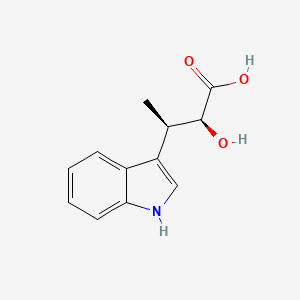 molecular formula C12H13NO3 B1254124 Indolmycenic acid 