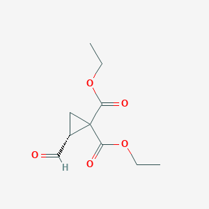 Diethyl (2R)-2-formylcyclopropane-1,1-dicarboxylate