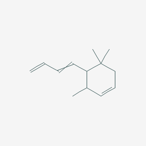 molecular formula C13H20 B12541269 Cyclohexene, 4-(1Z)-1,3-butadienyl-3,5,5-trimethyl- CAS No. 849462-45-9