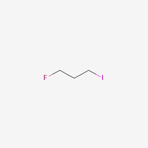 molecular formula C3H6FI B1254131 1-Fluoro-3-iodopropane CAS No. 462-40-8