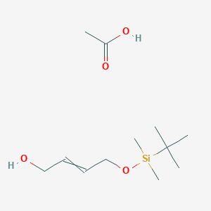 Acetic acid;4-[tert-butyl(dimethyl)silyl]oxybut-2-en-1-ol