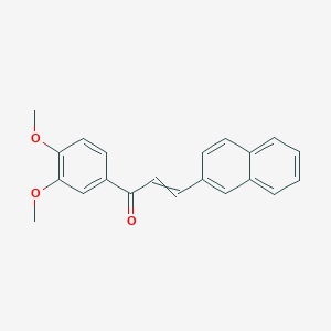 1-(3,4-Dimethoxyphenyl)-3-naphthalen-2-ylprop-2-en-1-one