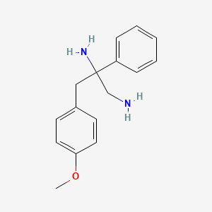 3-(4-Methoxyphenyl)-2-phenylpropane-1,2-diamine