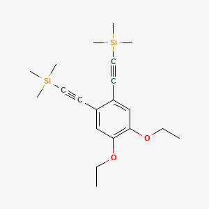 Silane, [(4,5-diethoxy-1,2-phenylene)di-2,1-ethynediyl]bis[trimethyl-