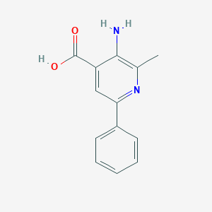 3-Amino-2-methyl-6-phenylisonicotinic acid