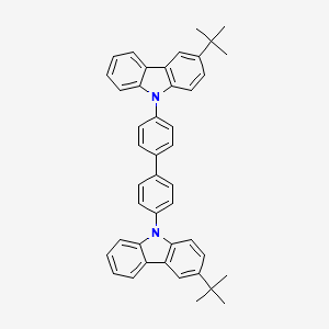 9,9'-([1,1'-Biphenyl]-4,4'-diyl)bis(3-tert-butyl-9H-carbazole)