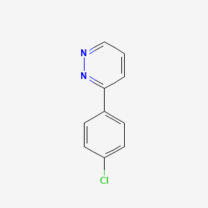 molecular formula C10H7ClN2 B12541401 3-(4-Chlorophenyl)pyridazine CAS No. 144028-82-0