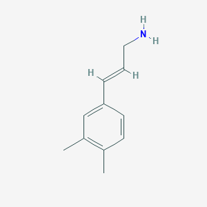 molecular formula C11H15N B12541441 3-(3,4-Dimethylphenyl)prop-2-en-1-amine 