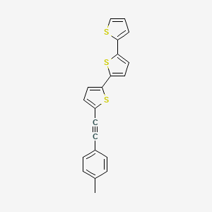 2-[2-(4-Methylphenyl)ethynyl]-5-(5-thiophen-2-ylthiophen-2-yl)thiophene