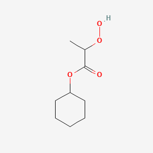 Cyclohexyl 2-hydroperoxypropanoate